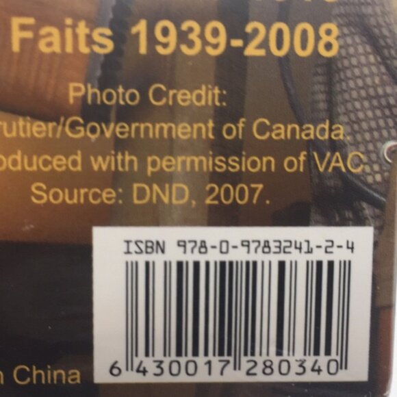 Canada Military History Playing Cards Factory Sealed Card Game Collectible - Picture 5 of 9